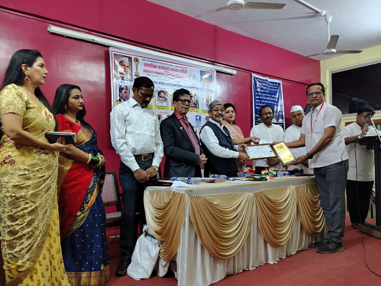 सतिश नेहे साने गुरुजी राष्ट्र प्रेरणा पुरस्काराने सन्मानित