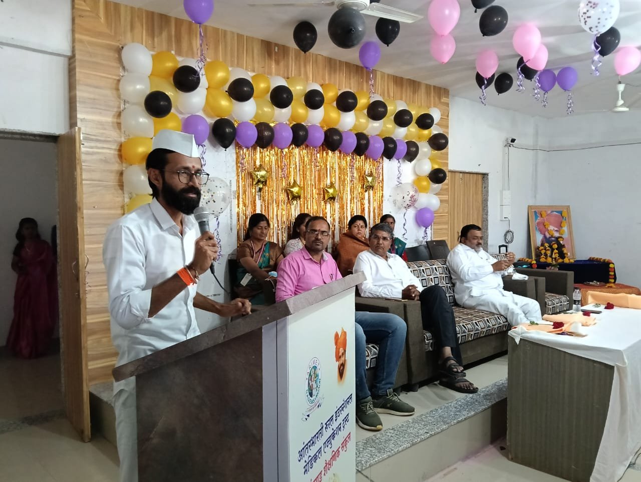 प्रबळ इच्छाशक्ती पुढे काहीही अशक्य नाही- संदीप दराडे, दहावीच्या बिद्यार्थ्यांचा निरोप समारंभ