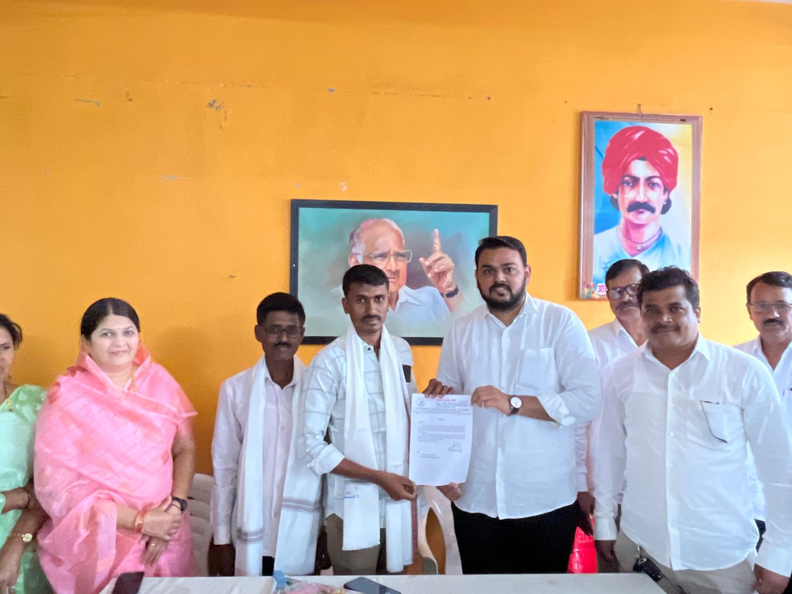 राष्ट्रवादी युवक काँग्रेसच्या अहिल्यानगर जिल्हा कार्याध्यक्षपदी - सुनील लोखंडे