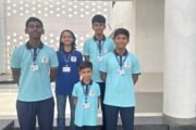 अमृतवाहिनी निडो इंटरनॅशनल स्कूलच्या आठ विद्यार्थ्यांची चमचमणारे तारे म्हणून निवड
