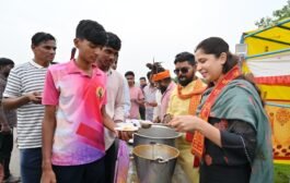 गुरुपौर्णिमेनिमित्त डॉ. जयश्री थोरात यांची संगमनेर शिर्डी पायी दिंडीत सहभाग