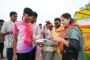 हिवरगाव आढळा नदी पाणी पुजन व दिंडी सोहळा उत्साहात संम्पन्न