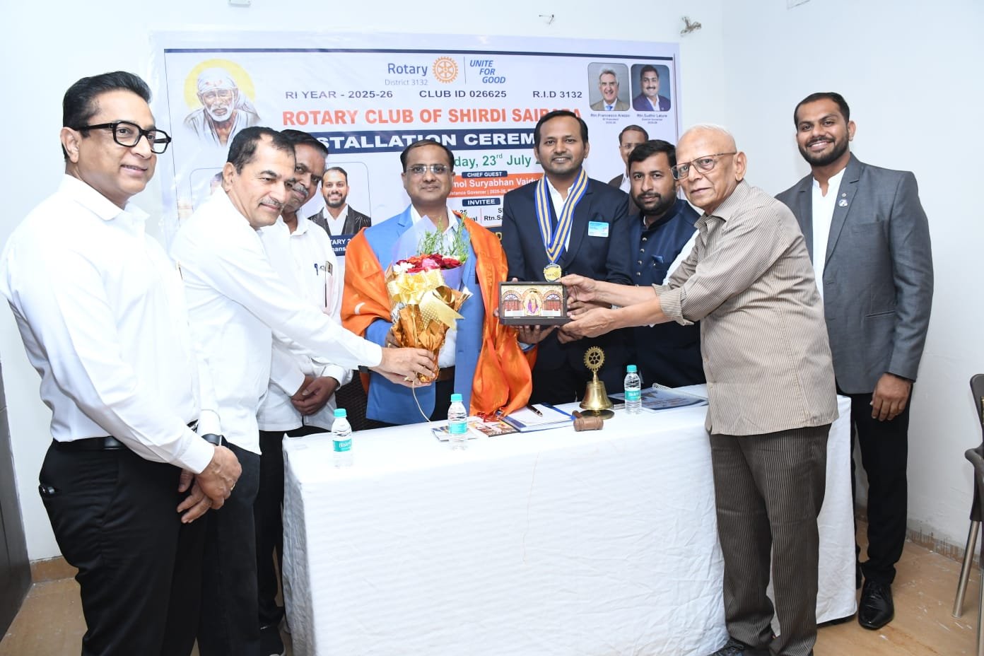 सेवा, उत्साह व परस्पर सहकार्य यामुळे रोटरीची ध्येय्ये यशस्वी होतील ~असिस्टंट गव्हर्नर अमोल वैद्य