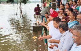 संगमनेर वासियांकडून मोठ्या उत्साहात प्रवरेचे पाणी पूजन व आरती