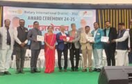 रोटरी क्लब अकोले सेन्ट्रल ५ पुरस्कारांनी सन्मानित..